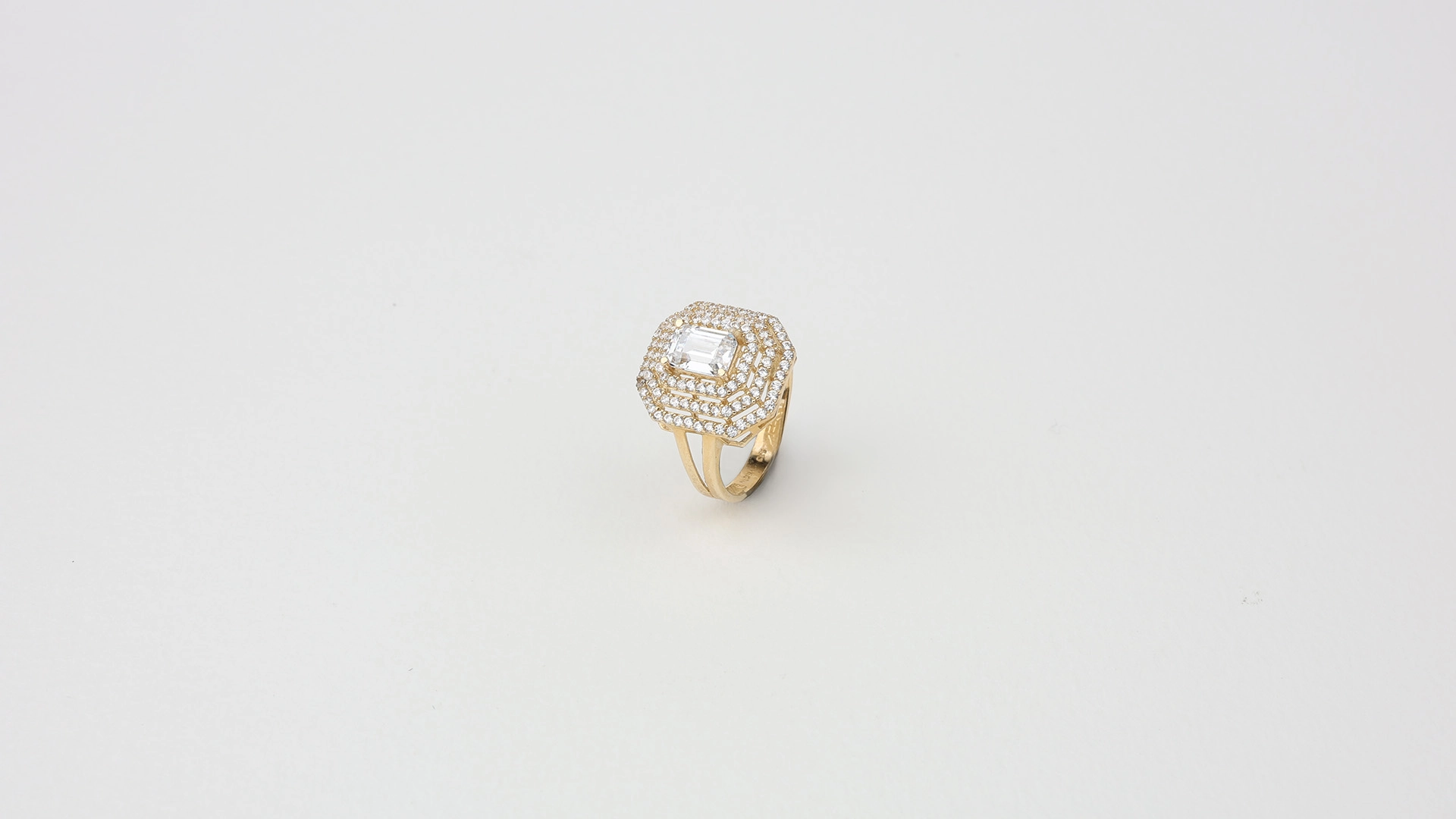 3 Katmanlı Baget Yüzük