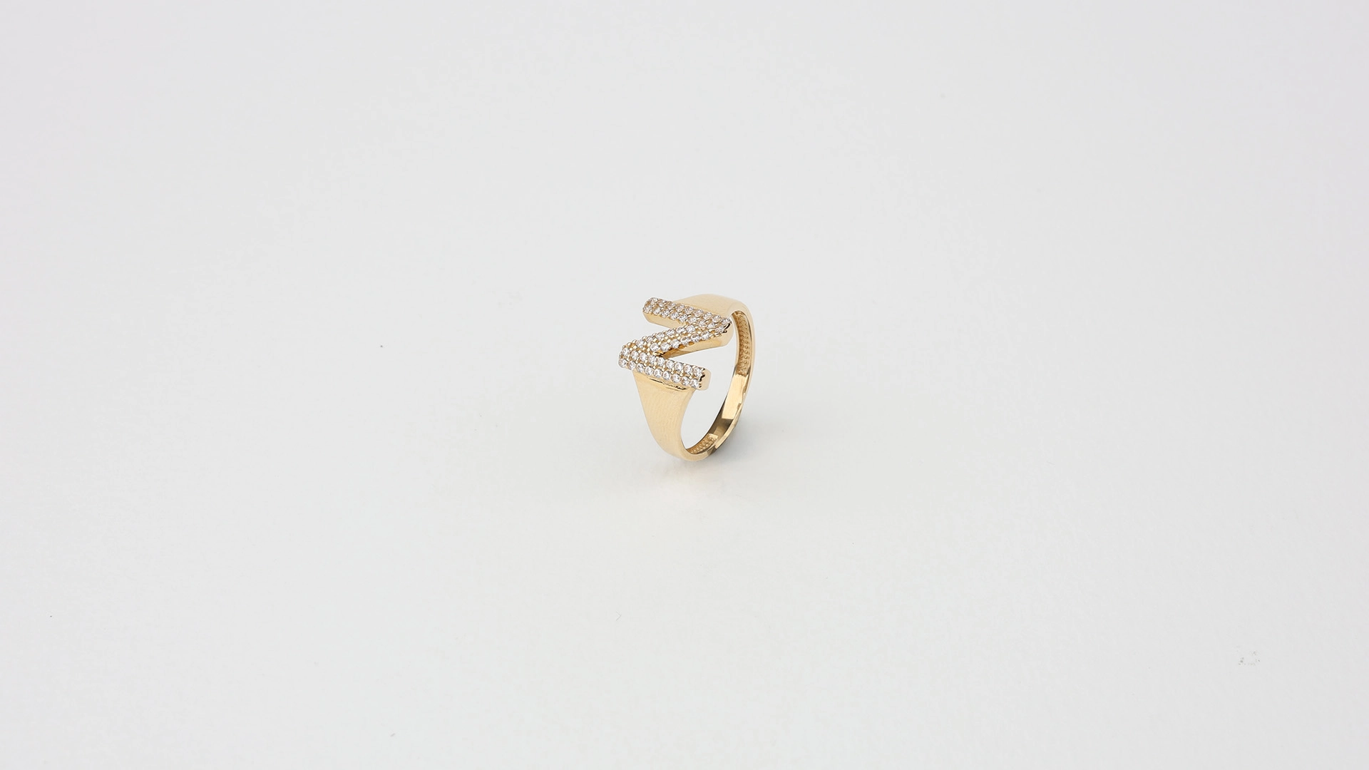 Taşlı Harf Yüzük